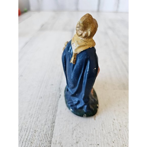 Vintage Germany Wiseman myrrh incense nativity village Xmas - Picture 4 of 8